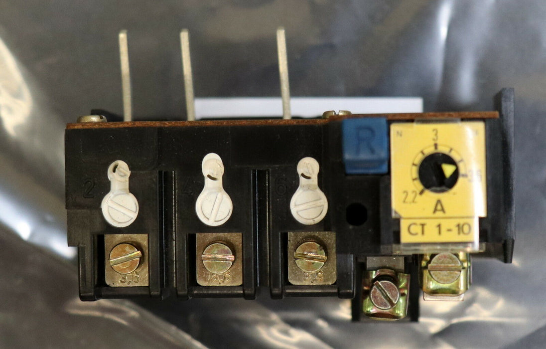 SPRECHER & SCHUH Überlast-Relais CT 1-10 Einstellbereich 2,2-3,6A gebraucht