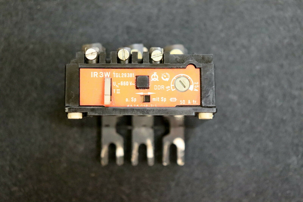 DDR SEO EAW Thermisches Überstromrelais IR 13W 16-25A UN=660VAC - gebraucht