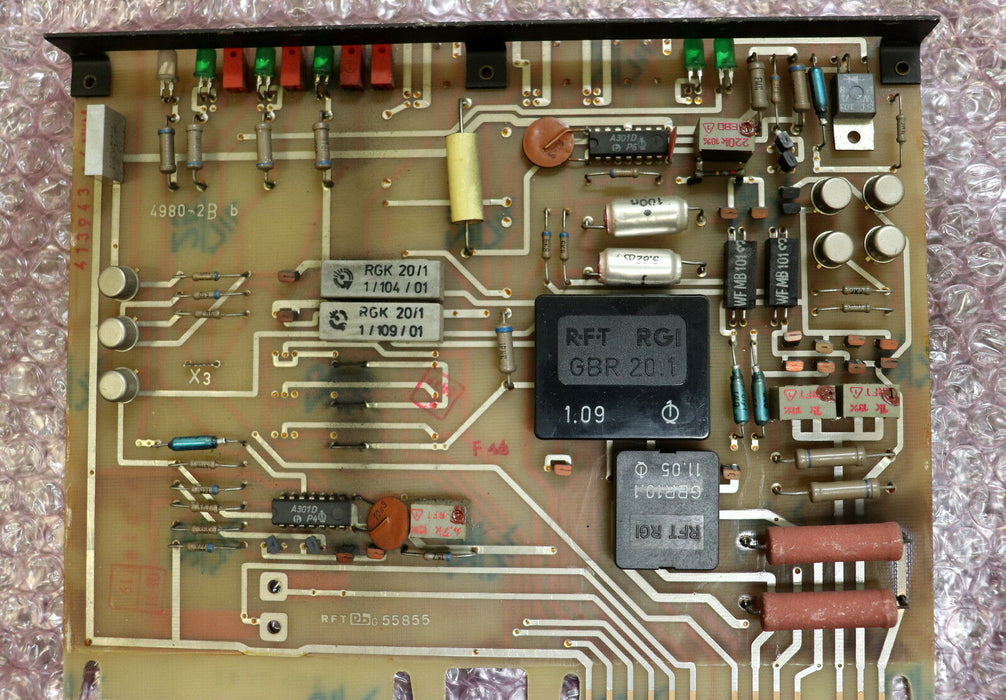 VEM NUMERIK RFT DDR Platine 55855 413943-4 NKM 4980-2 B gebraucht - ok