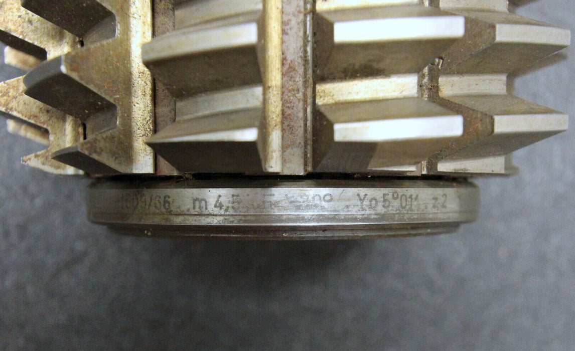KLINGELNBERG Stollenwälzfräser involute spline hob Vorfräser m= 4,5mm BP III
