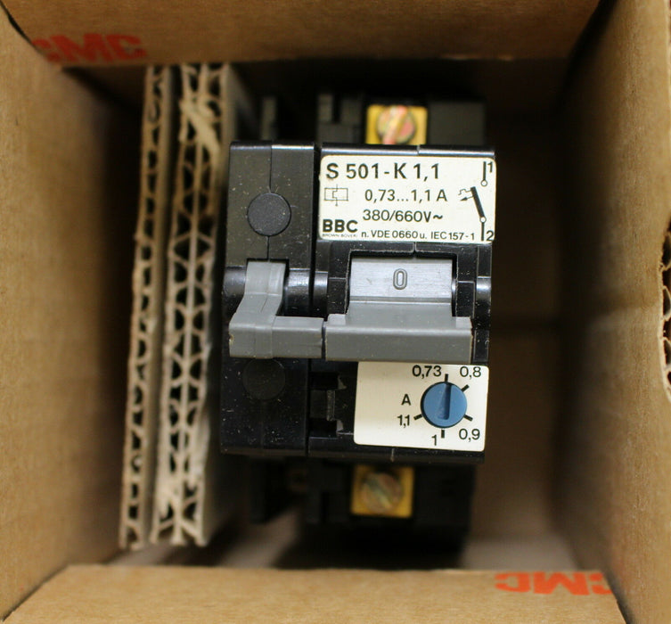 ABB BBC Hochleistungssicherungsautomat S501-K 1,1 0,73-1,1 380/660VAC