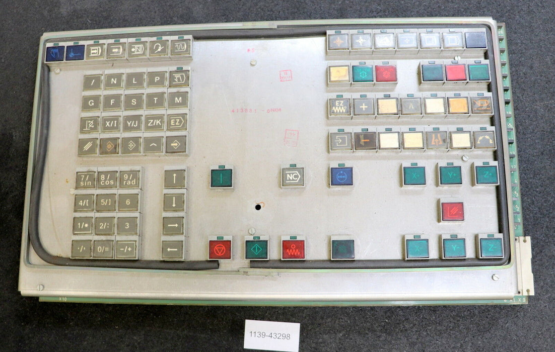 VEM NUMERIK RFT DDR Tastatur Platine 413881-0 NKM für CNC-H645 und CNC-H646 4902