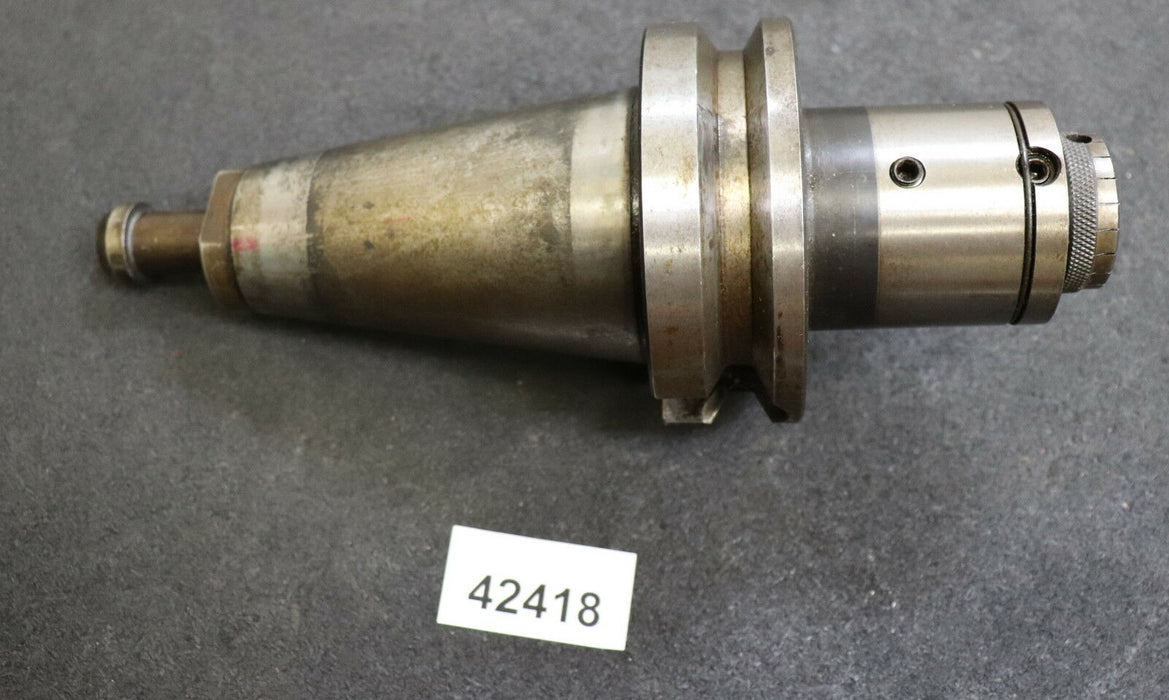 SK 50 Stellhülse mit Stellhülsenaufnahme 100x28Ø GL: mit Anzugsbolzen 260mm