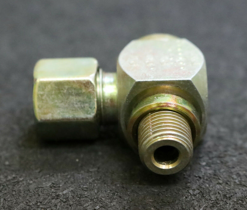 ERMETO Winkel-Schwenkverschraubung WH10-ZLR KDS CF AußenØ10mm G1/4" Stahl