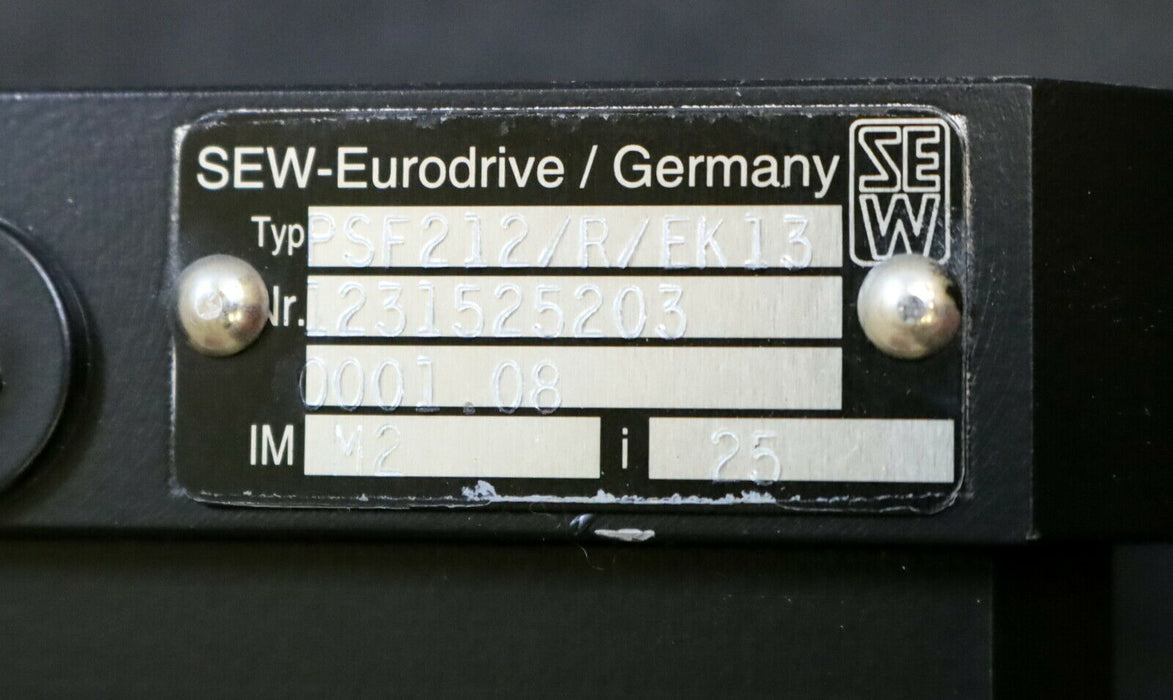SEW Planetengetriebe i=1:25 PSF212/R/EK13 IMM2 Eingangsbuchse Ø 19mm mit LKN