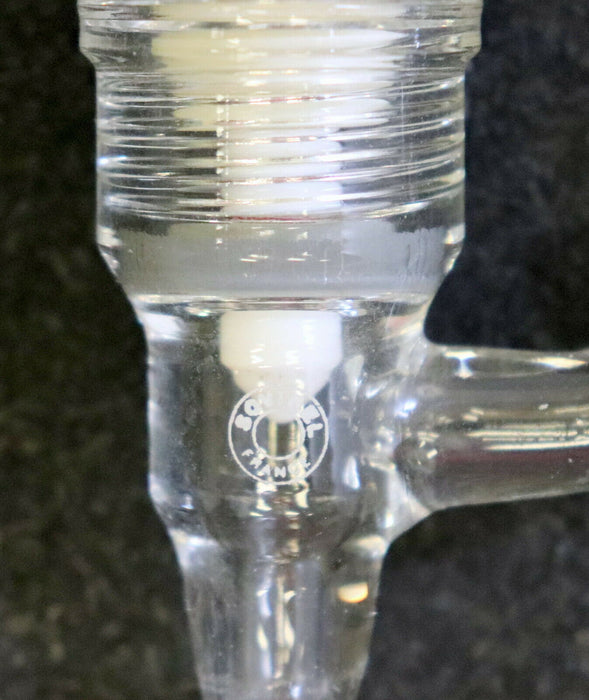 SOVIREL Glas-Reaktionsgefäß mit Deckel Deckel mit 2 Hälsen Seitlicher Einlauf