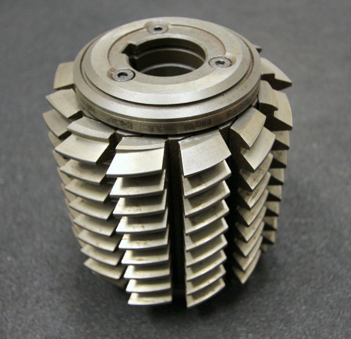 KLINGELNBERG Stollenwälzfräser involute spline hob Vorfräser m= 3,5mm BP III 20°