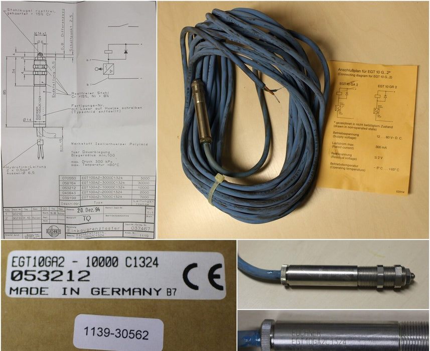 EUCHNER Einbaugrenztaster EGT10GA2 10000 C1324