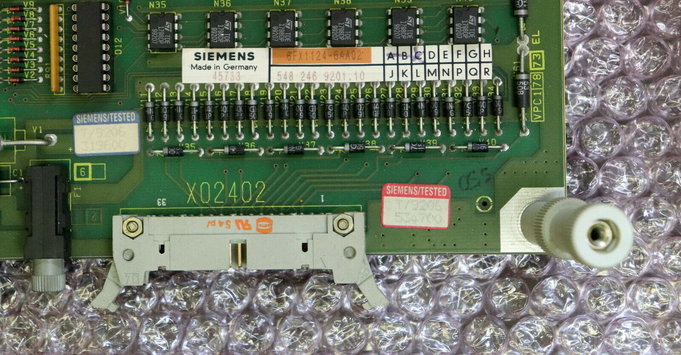 SIEMENS SINUMERIK FBG Ein-/Ausgabekarte 64E 6FX1124-6AA02 5482469201.10