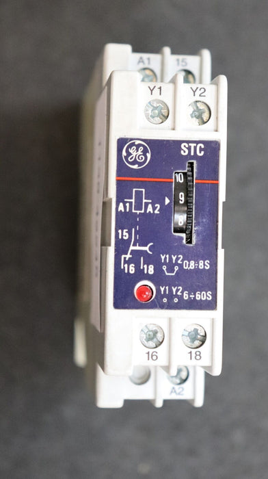 GENERAL ELECTRIC time relay STC t= 0,8-8sec t= 6-60sec Ui=380VAC Ith=6A