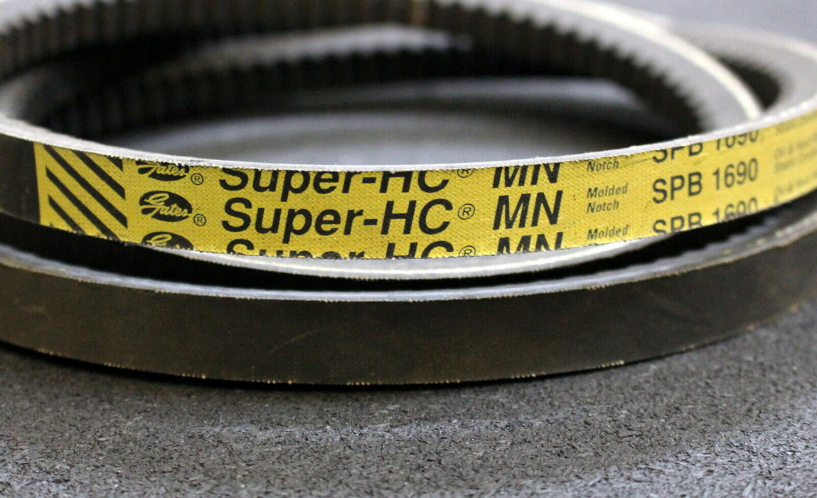 GATES Schmal-Keilriemen gezahnt Super-HC Profil SPB1690 Oil & Heat resistant