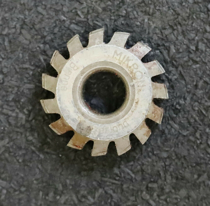 MIKRON Zykloid-Wälzfräser No. 46580 - Ø24x7xØ8mm 1gg. Rechts 15 Spanuten