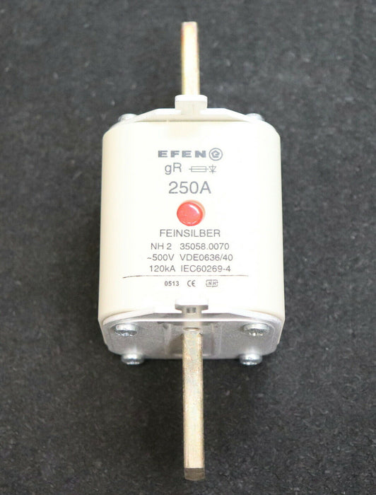 EFEN 3xSicherungseinsatz fuse-link 35058.0070 NH-Si2 250A 500V - gR - 120kA