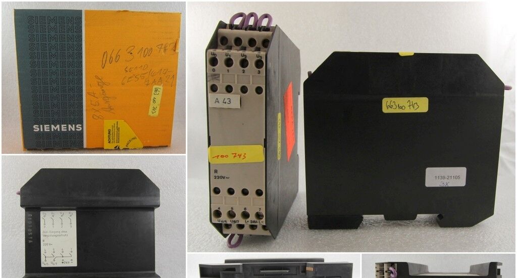 Siemens Relaisbaugruppe 8xA - 220V - 5A - 6ES5417-7AA21 - Generalüberholt -