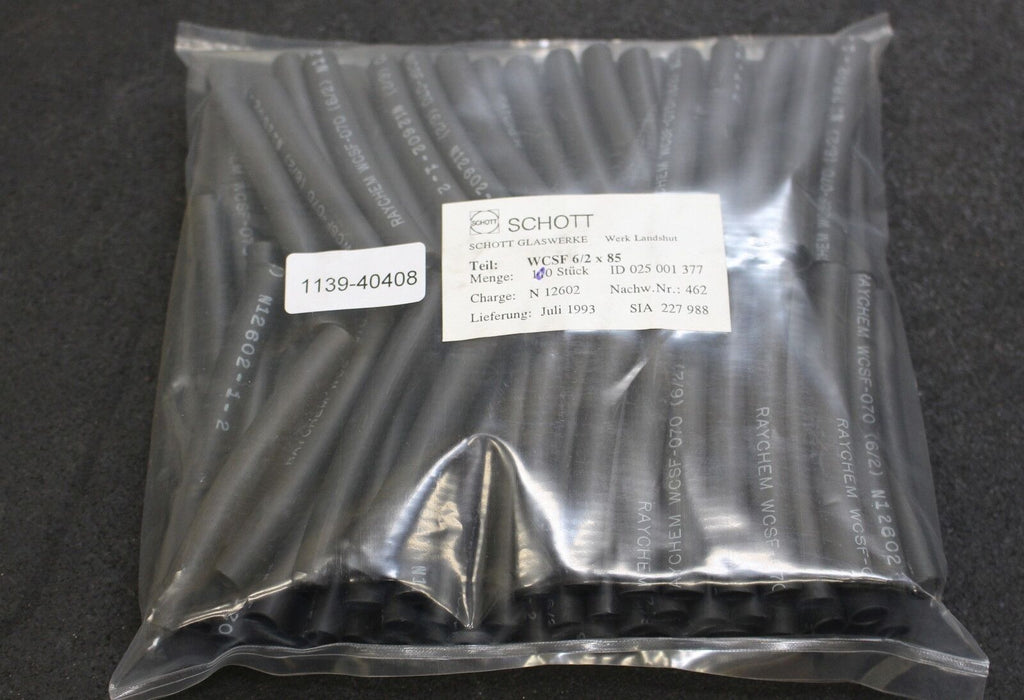 RAYCHEM Schrumpfschlauch WCSF-070 6/2x85 geschnittene Länge 85mm - 100 Stück