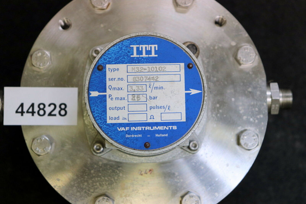 ITT VAF INSTRUMENTS Durchflusszähler M32-10102 Anschlüsse beidseitig 3/8"