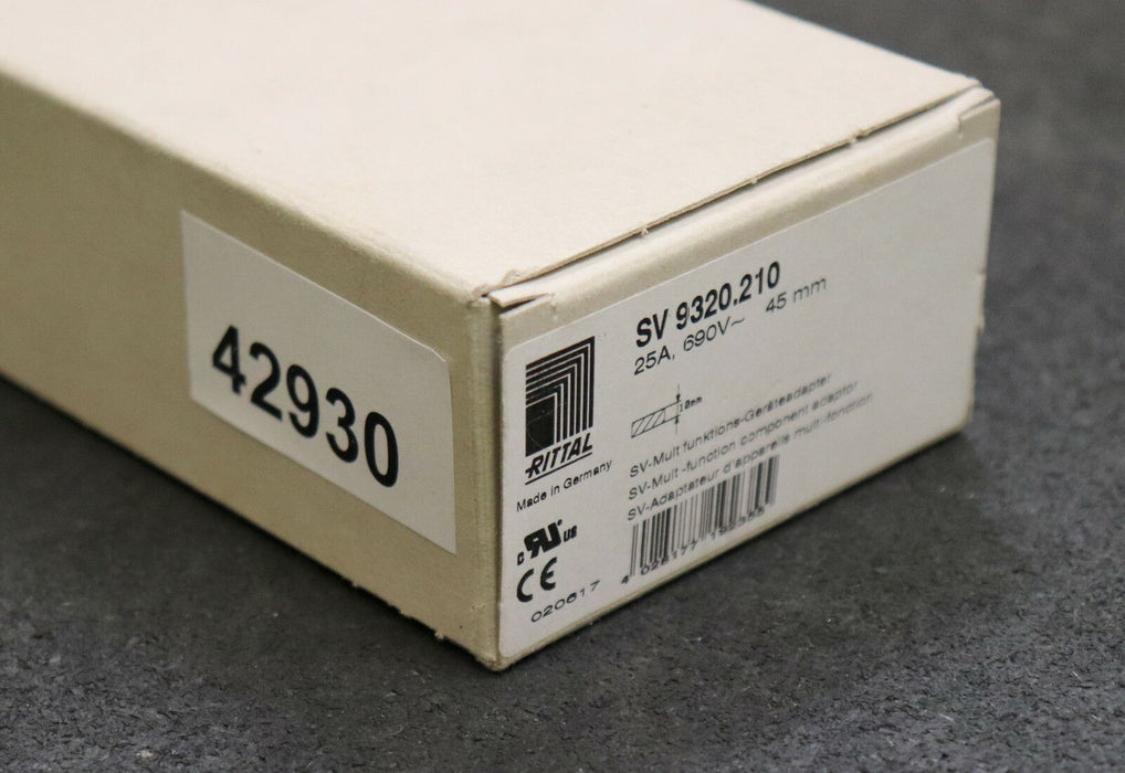 RITTAL SV-Multifunktions-Geräteadapter SV 9320.210 Bemessungsstrom In=25A 690VAC