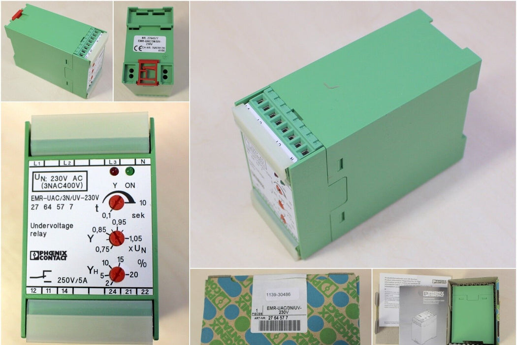 PHOENIX CONTACT Elektronik-Überwachungsrelais EMR-UAC/3N/UV-230V - 2764577