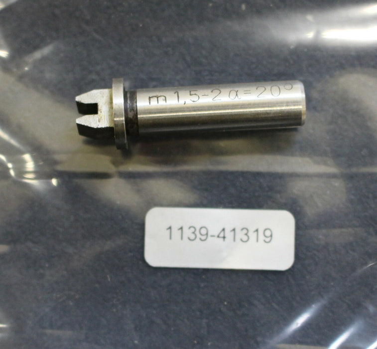 Messeinsatz für m = 1,5 - 2 mm 20° EGW / PA zylindrischer Schaft D. 8,0mm