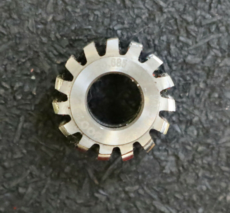 GLOOR Zykloid-Wälzfräser No. 635 508-10 für Zykloidenprofil m=0,427 Ø18x8xØ8mm