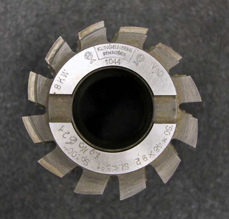 KLINGELNBERG Keilwellenwälzfräser spline hob 8 Keile 50 x 46 x 9,2 1gg. Re