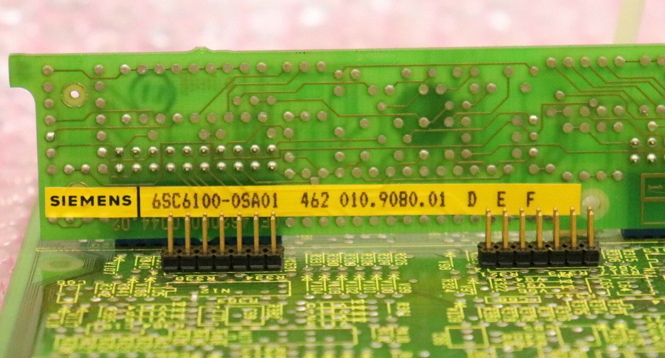 SIEMENS SIMODRIVE Regelung Analog 1 Achse 6SC6100-0NA01 462010.9070.01 Q R S +