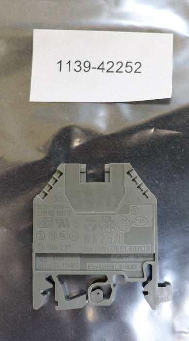 WEIDMÜLLER 20 Stück Terminal Block Contact WK2,5/U 187961