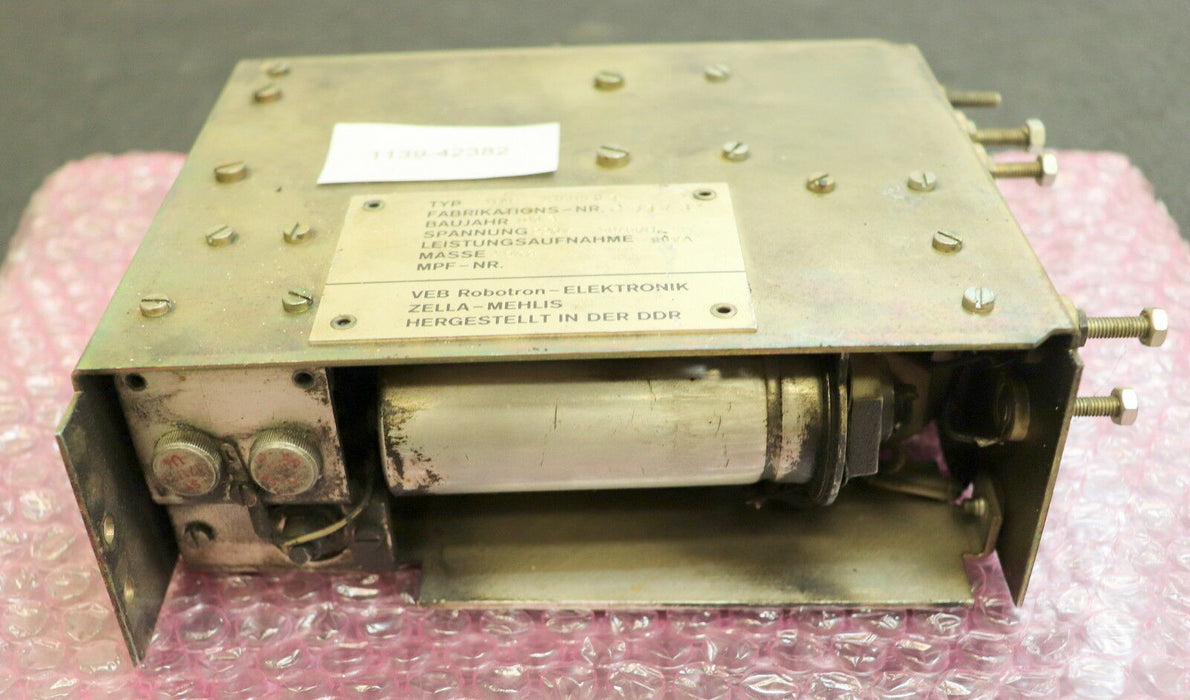 ROBOTRON STM 24V/2A/01 K0316.01 Spannung 220VAC 50/60Hz Leistungsaufnahme 80VA