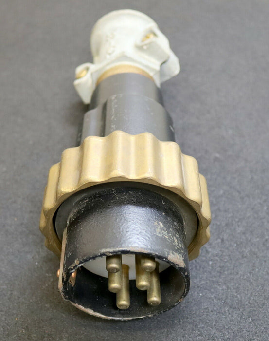JOHANN LEIDEL Leitungsstecker D 58 Polzahl 6 + E 63A male mit Stiftkontakten