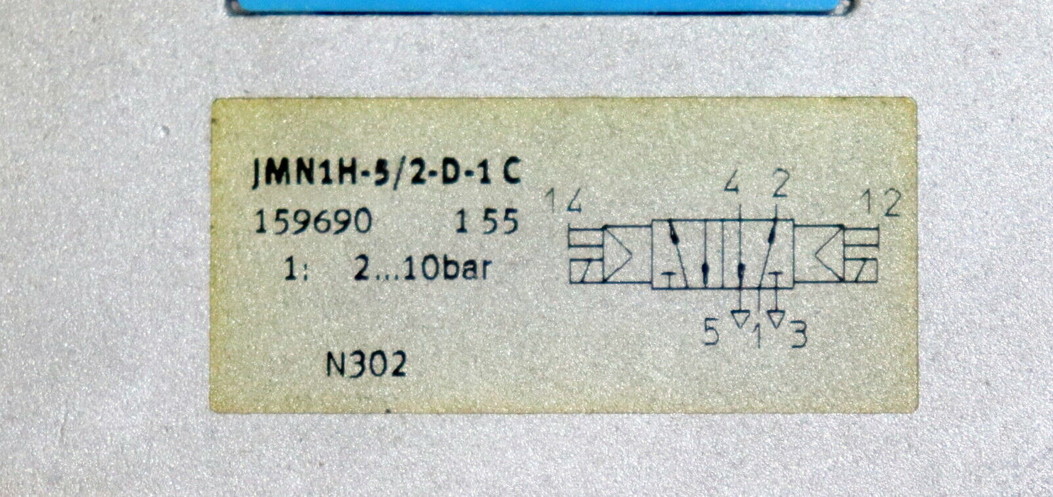 FESTO MURR Magnetventil + MSUD Doppelventilstecker JMN1H-5/2-D-1 C Art. 159690