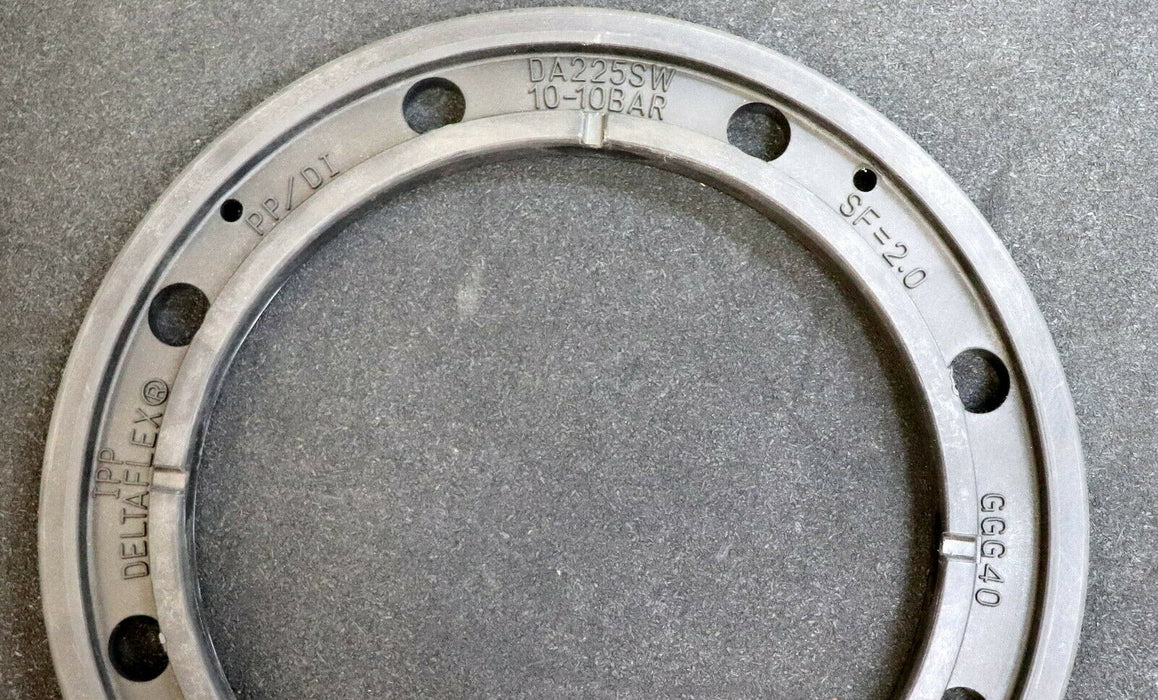 DELTAFLEX IPP Losflansch DN200 PN10 Außend.: 345mm Dicke 23mm SF=2,0 PP/DI