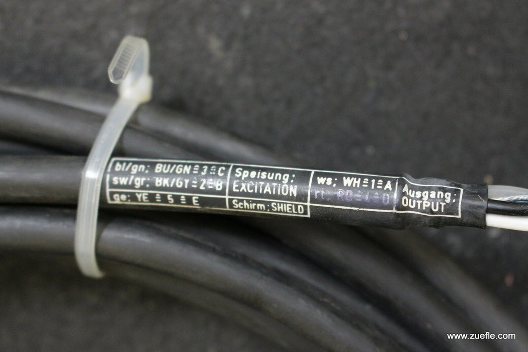 HBM Überdruckaufnehmer P12 Fabrikationsnummer 62576 1bar=9,7mV/V Kabellänge 10m