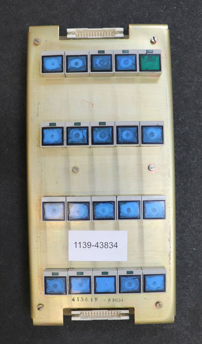 NUMERIK DDR Bedientafel Platine RFT 54989 Platine 4605-4 Nummer 413619-6 NKM