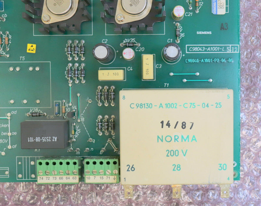 SIEMENS SIMODRIVE PLC Modul C98043-A1001-L5 12 - gebraucht - ok