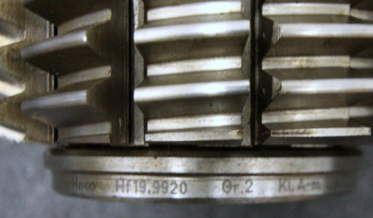KLINGELNBERG Stollenwälzfräser involute spline hob m=3,175mm BP II nach DIN3972