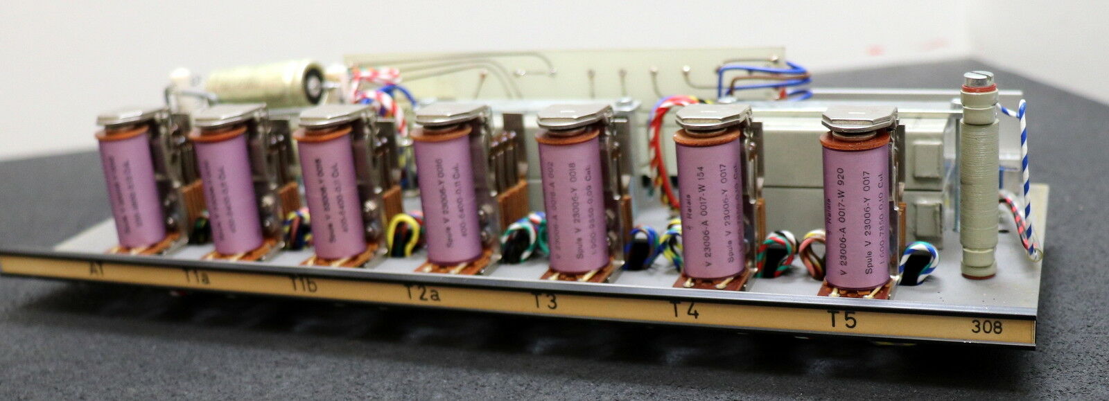 S.I.P. SCHÜTTE Einschub Karte 308 für Lehrenbohrwerk mit Platine 460476 wurde au