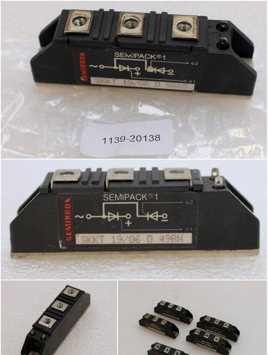 SEMIKRON Thyristor SKKT 19/06D 9685 Semipack 1