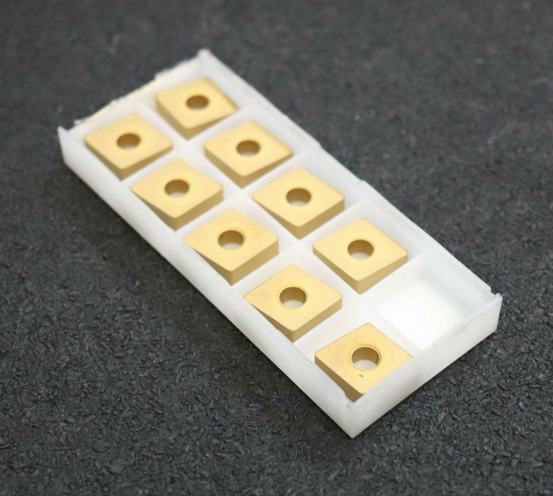 TUNGALOY 9 Stück Wendeplatten CNMA120408 T5010 2242730 - unbenutzt