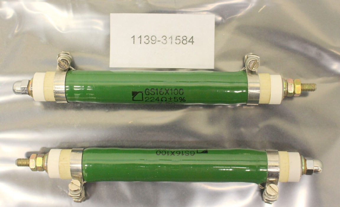 WEIDINGER RWI GS16x100 - 224Ohm +/- 5% - Typ 790 - Drahtwiderstand