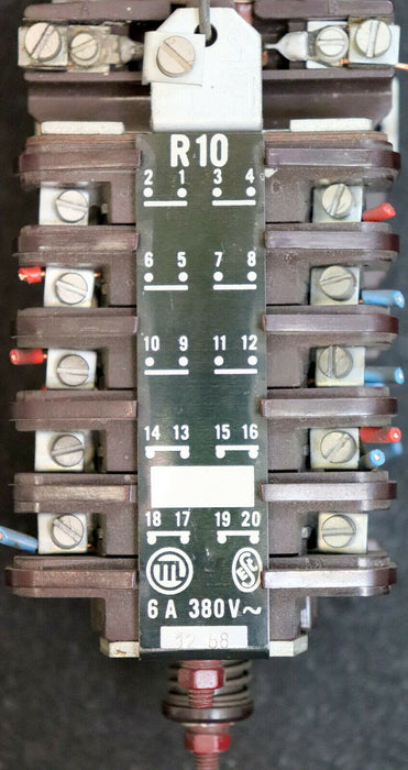 VEB Est Magnetschalter Schalteinheit R10 mit Spule R10-123 6A 380VAC Spule 220V