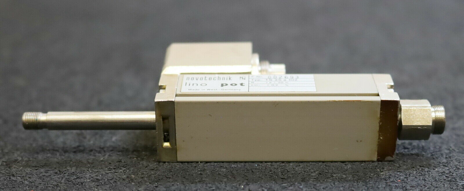 NOVOTECHNIK Lino Pot Kurzwegaufnehmer TS 25 a 102 * Linear Transducer Nr. 334005