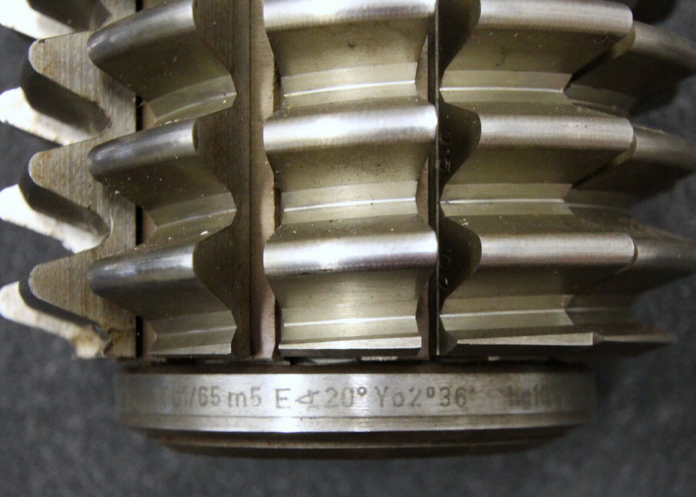 KLINGELNBERG Stollenwälzfräser spline hob m= 5mm 20° - hg= 10,84 Ø110x110xØ32mm