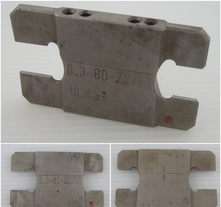 Grenzrachenlehre 16,9 -0,1 Feinmesstechnik Suhl Gut+Schlecht-Seite