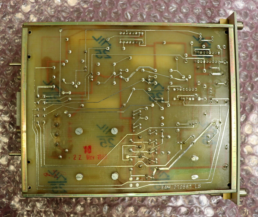 VEB NUMERIK Einschubkassette 1581.01 mit Platine EAW 919581 B5 RFT 56799