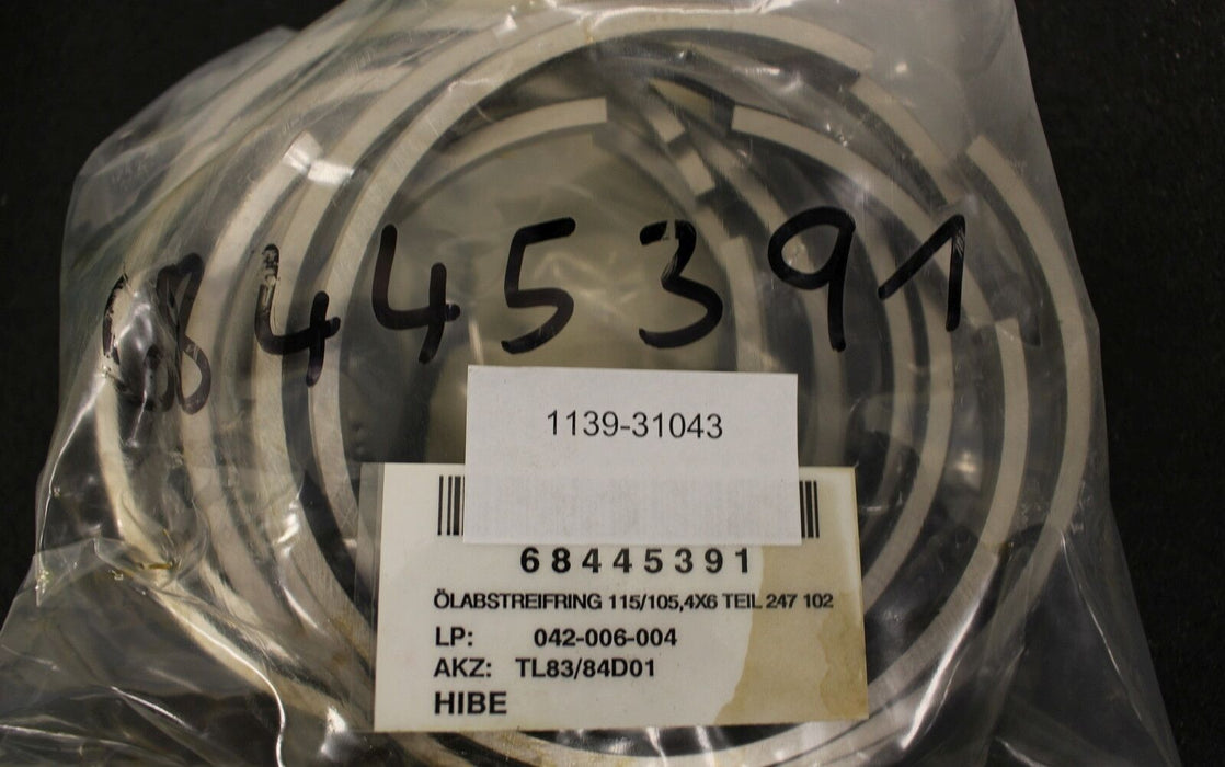 LINDE Ölabstreifring 115/105,4x6 - Teil 247 102 - 10 Stk - für Linde Verdichter