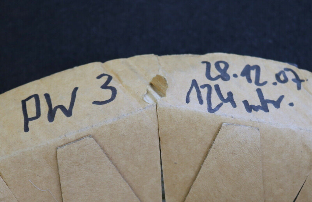 124m Rundriemen Round belt offen Ø 3mm Länge ca. 124m unbenutzt