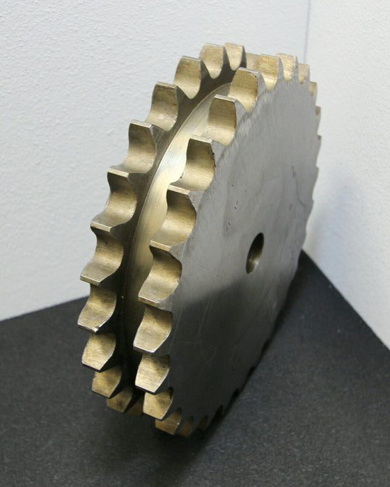 Zweifach-Kettenradscheibe mit einseitiger Nabe ZRS Teilung 1"x17,02mm Z = 27