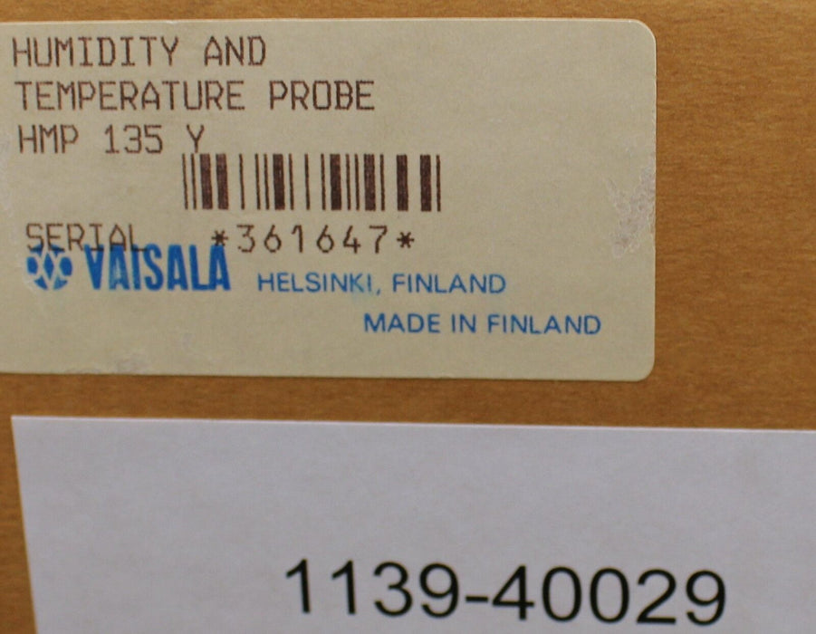 VAISALA Feuchtigkeits und Temperaturmessgerät HMP 135 Y - 11 - 30VDC - 4-20mA