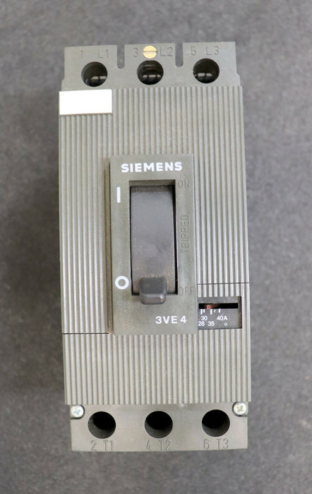SIEMENS Motorschutzschalter 3VE4200-0CR00 28-40A gebraucht - funktionsfähig - ok