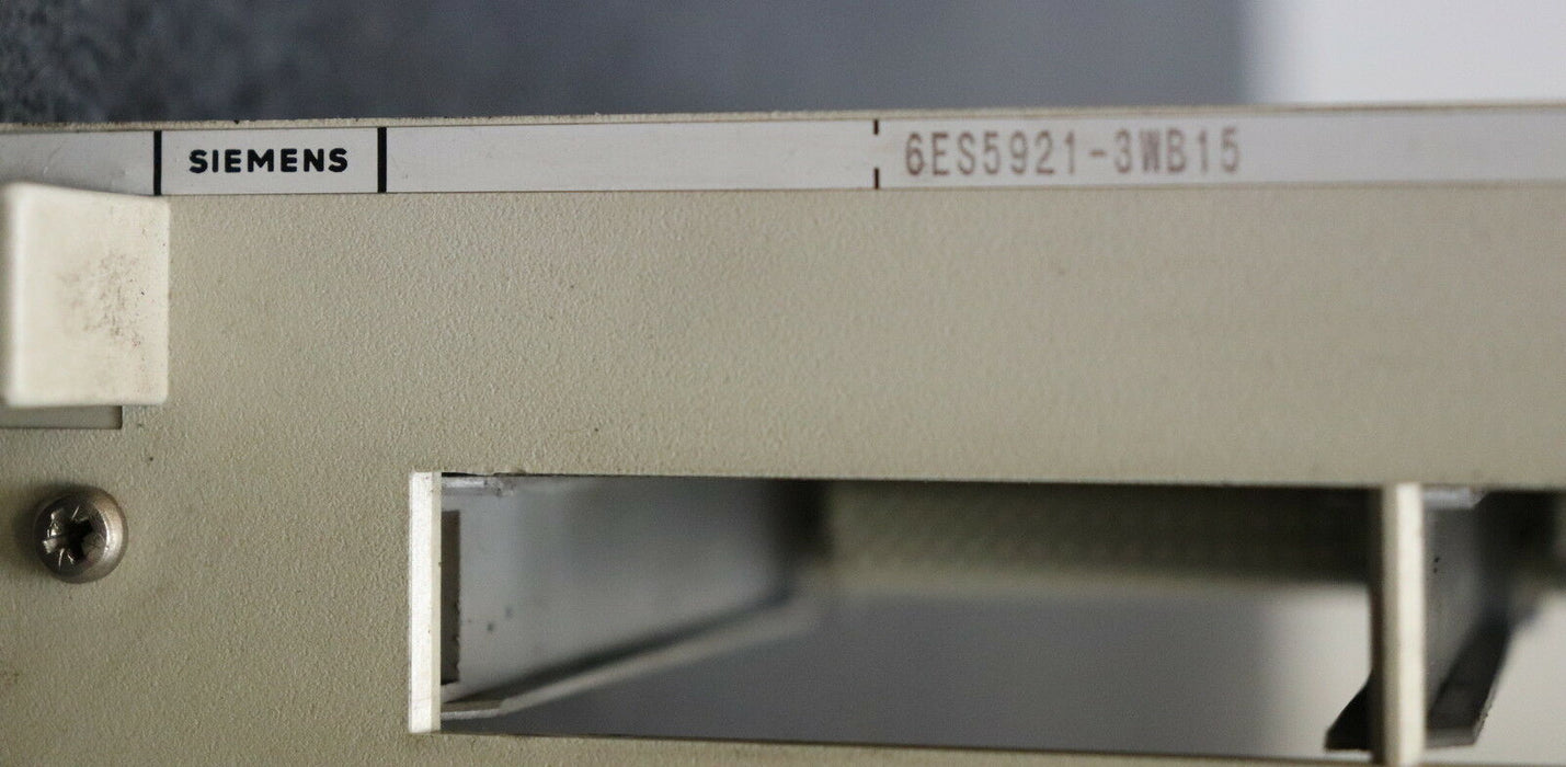 SIEMENS SINUMERIK Zentralbaugruppe 6ES5921-3WB15 Version G gebraucht - ok